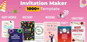 Invitation Maker v23.4MOD APK (Premium Unlocked)